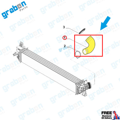 Grabenparts_Turbo Hose For Fiat Ducato 120 Multijet 2,2 D 2021+ 52163457 68712141AA_