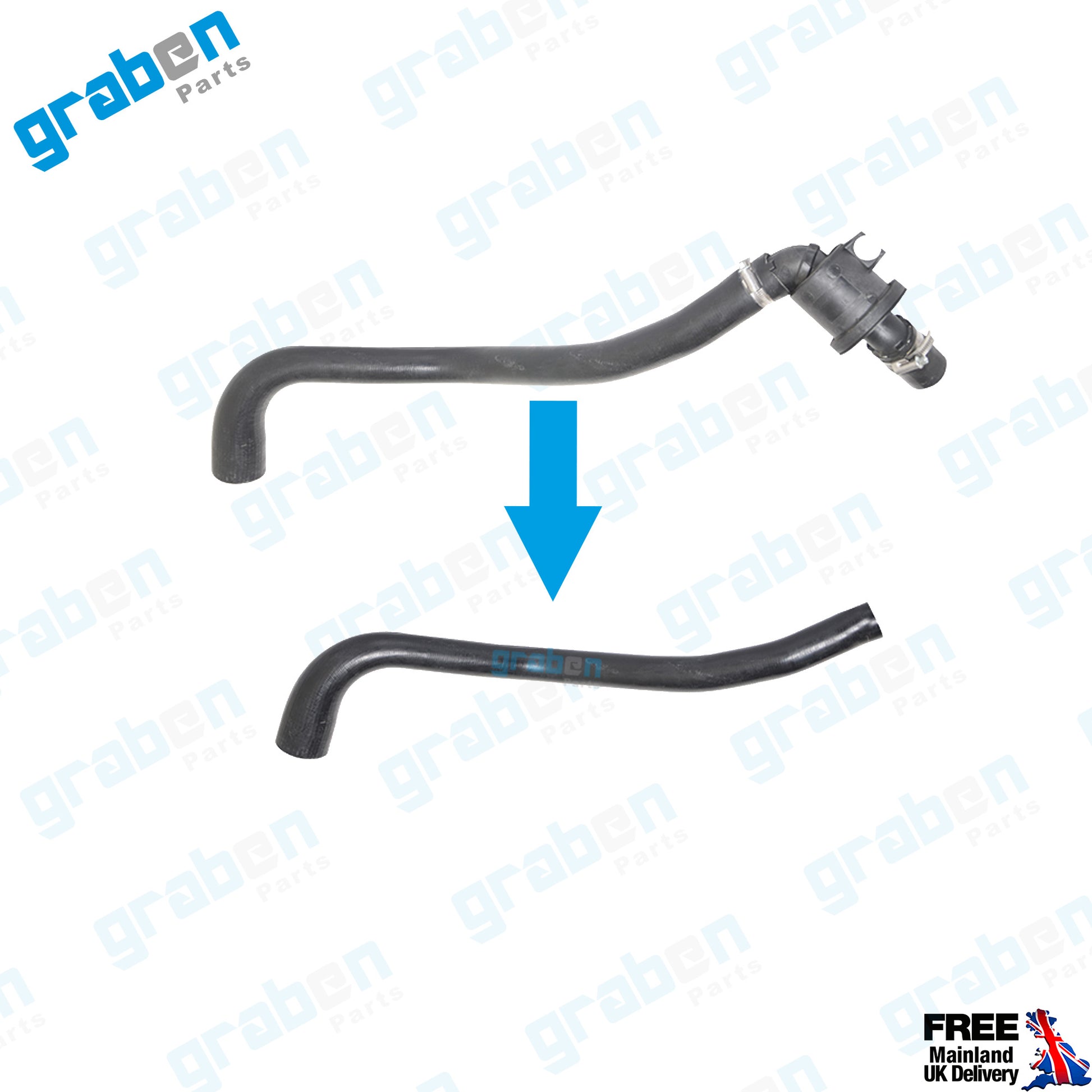 Grabenparts_Turbo Hose Pipe For Ford Transit MK5 2.0 TDCI 2000-2006 1C156K683AM 4748199_