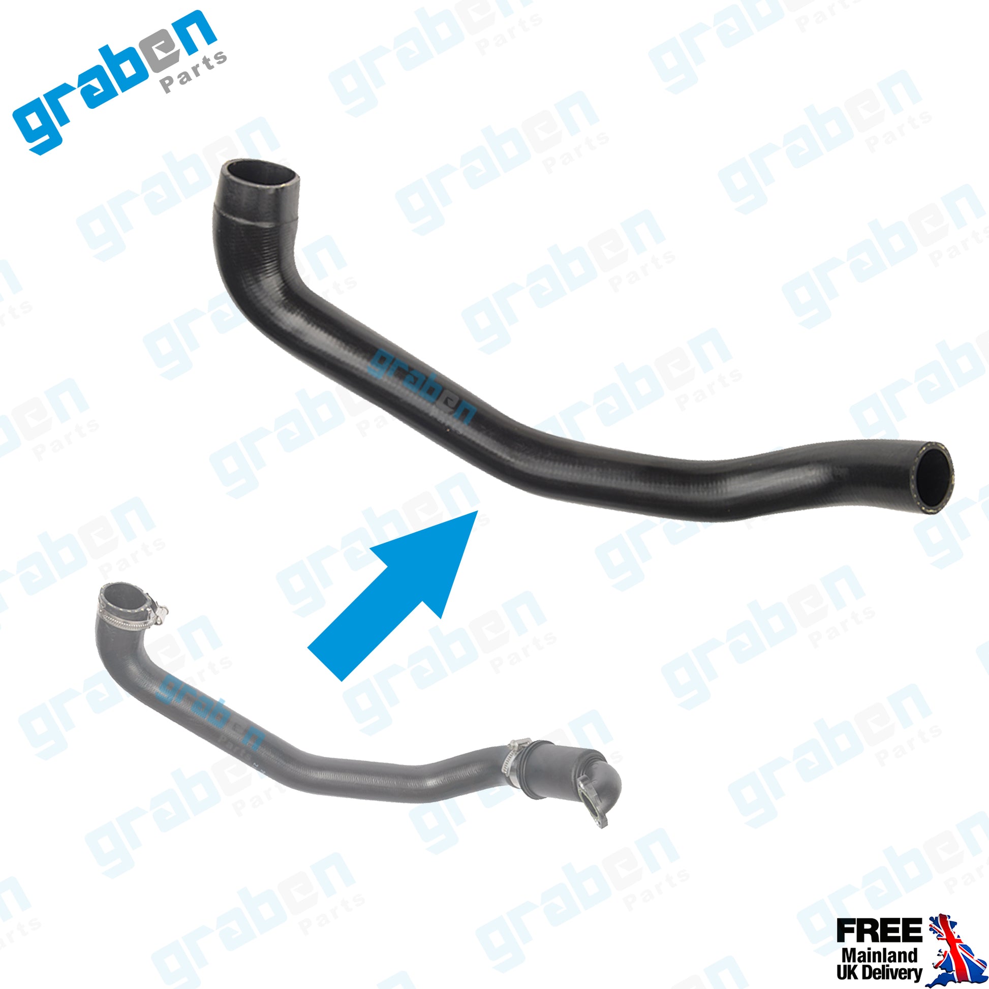 Grabenparts_Turbo Intercooler Hose For Focus III / Transit Connect 1.0 CV616C646AK 1873221_