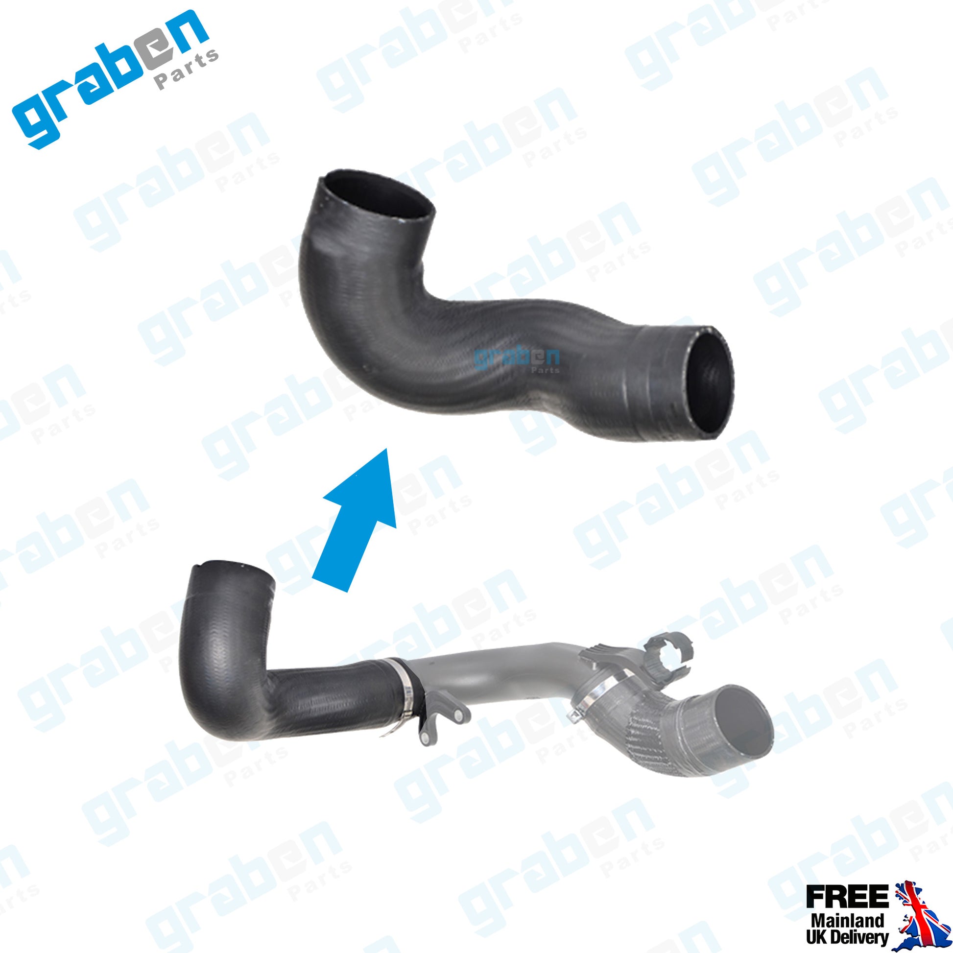 Grabenparts_Turbo Intercooler Hose Pipe For Ducato / Boxer / Relay 2.2 HDI 2006+ 1371842080_