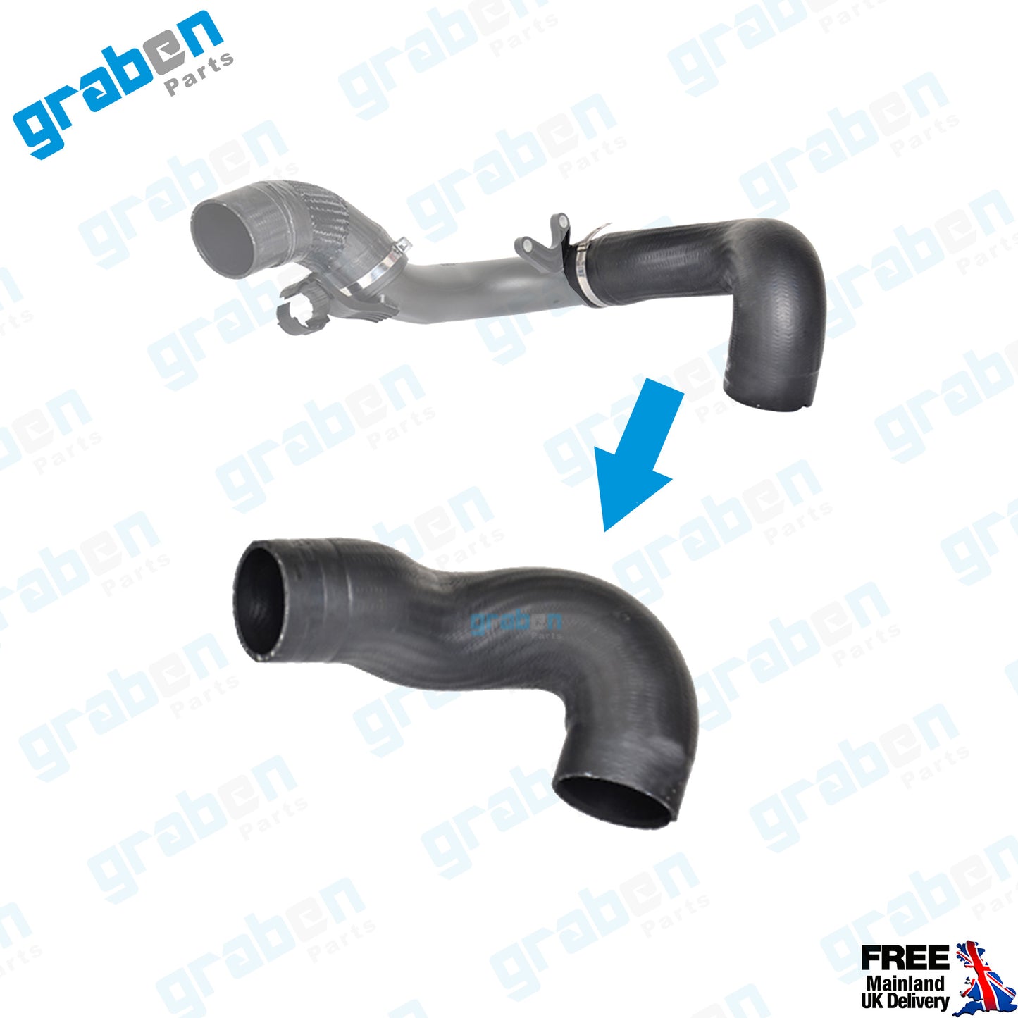 Grabenparts_Turbo Intercooler Hose Pipe For Ducato / Boxer / Relay 2.2 HDI 2006+ 1371842080_