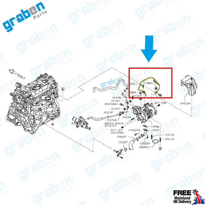 Grabenparts_Turbo Lubrication Pipe For Nissan Juke 1.6 Dig-T /Renault Clio IV 1.6 151921KC0A_