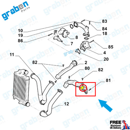 Grabenparts_Turbo Pipe Gasket For Citroen Peugeot Vauxhall Opel Ford 1.5D 9810958280 3647602_