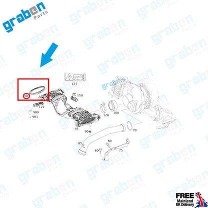 Grabenparts_Turbo Pipe Gasket For Mercedes C Series E Series M Series 3.0 Diesel 6420940280_