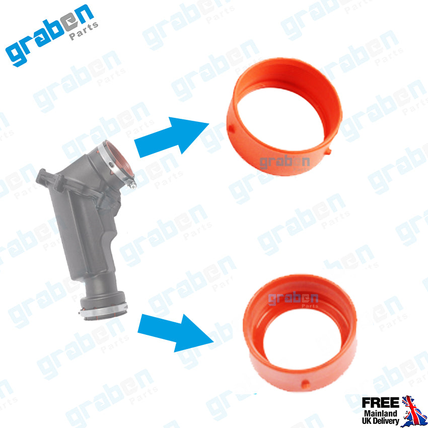 Grabenparts_Turbo Pipe Gasket Seals For Volvo S60 / V70 2.4D 30778629 30778628 Upper&Lower_