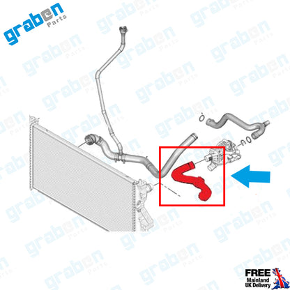 Grabenparts_Upper Radiator Hose For Boxer III / Jumper III 2.0 / 2.2 HDI 1614086780_