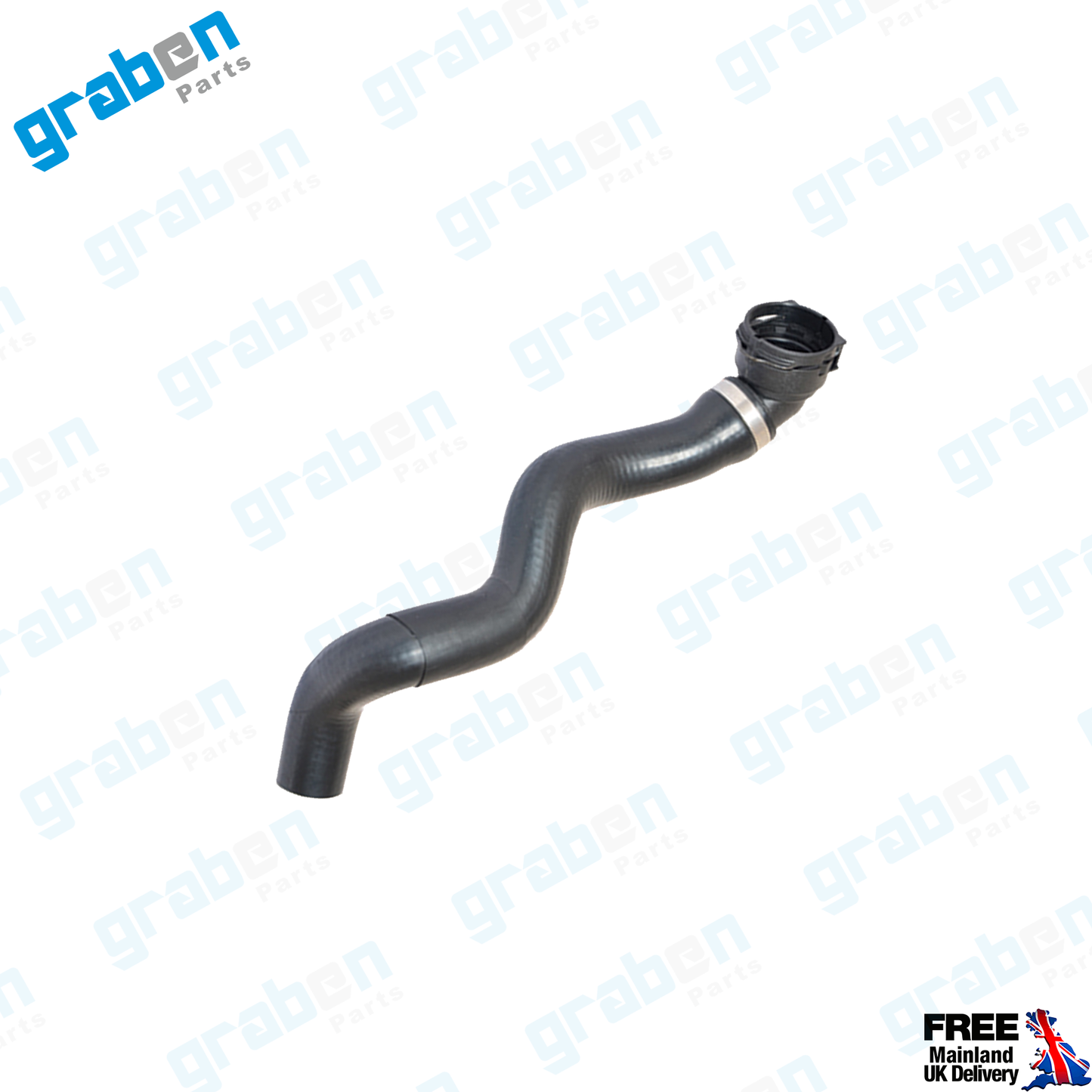 Grabenparts_Upper Radiator Hose Pipe For Vauxhall Corsa MK3 1.3 CDTi (D) 75HP 2006+ 1337834_