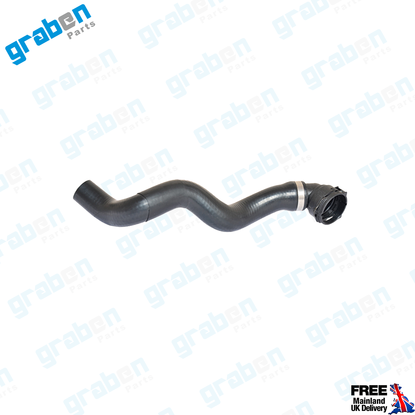 Grabenparts_Upper Radiator Hose Pipe For Vauxhall Corsa MK3 1.3 CDTi (D) 75HP 2006+ 1337834_