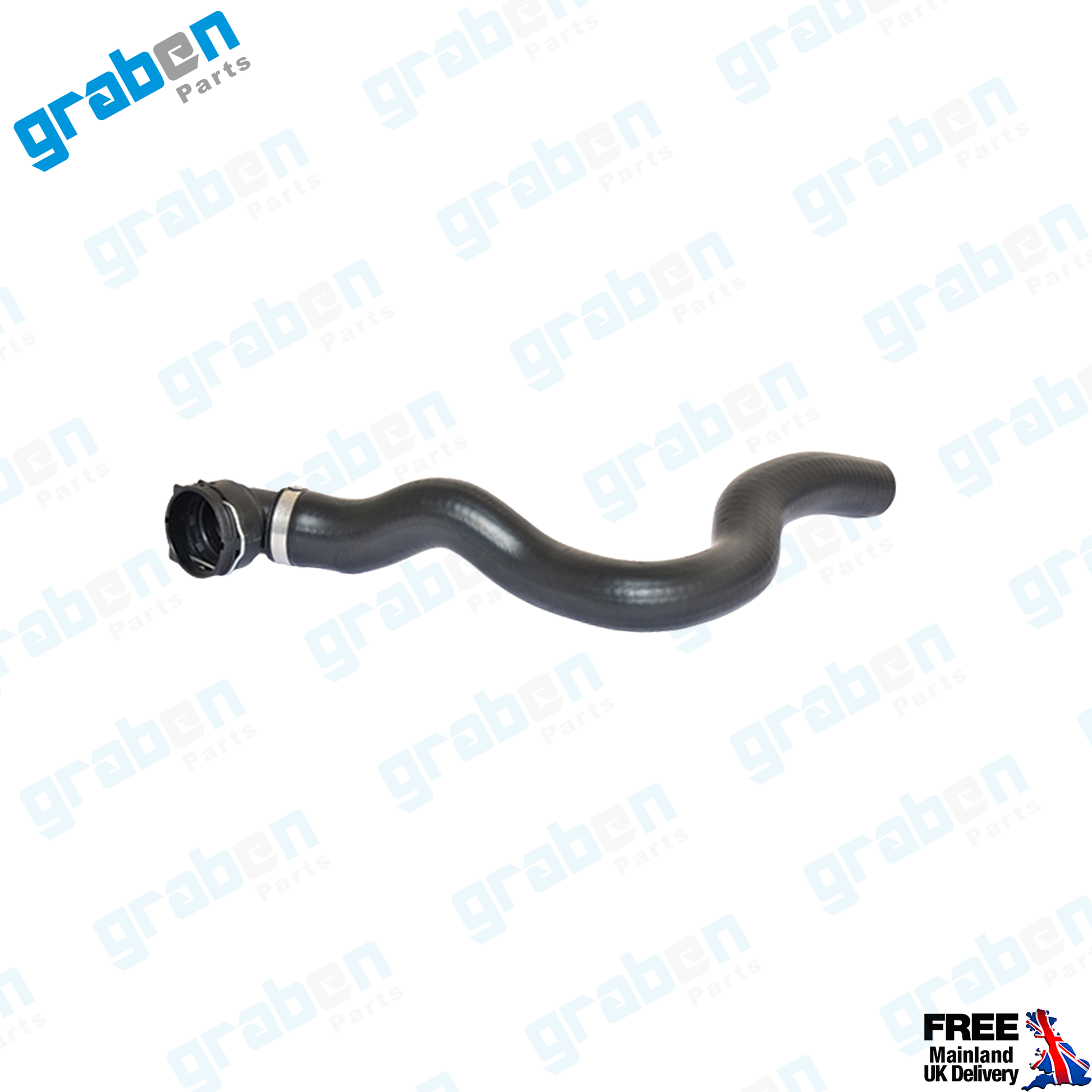 Grabenparts_Upper Radiator Hose Pipe For Vauxhall Corsa MK3 (D) 1.3 CDTi 90HP 2006+ 1337803_