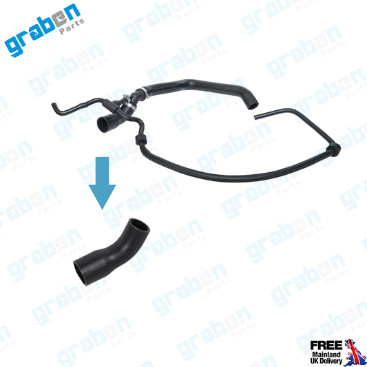 Grabenparts_Upper Radiator Hose Pipe For Volkswagen LT35 MK2 2.5 TDI 1999-2006 2D0122101A_