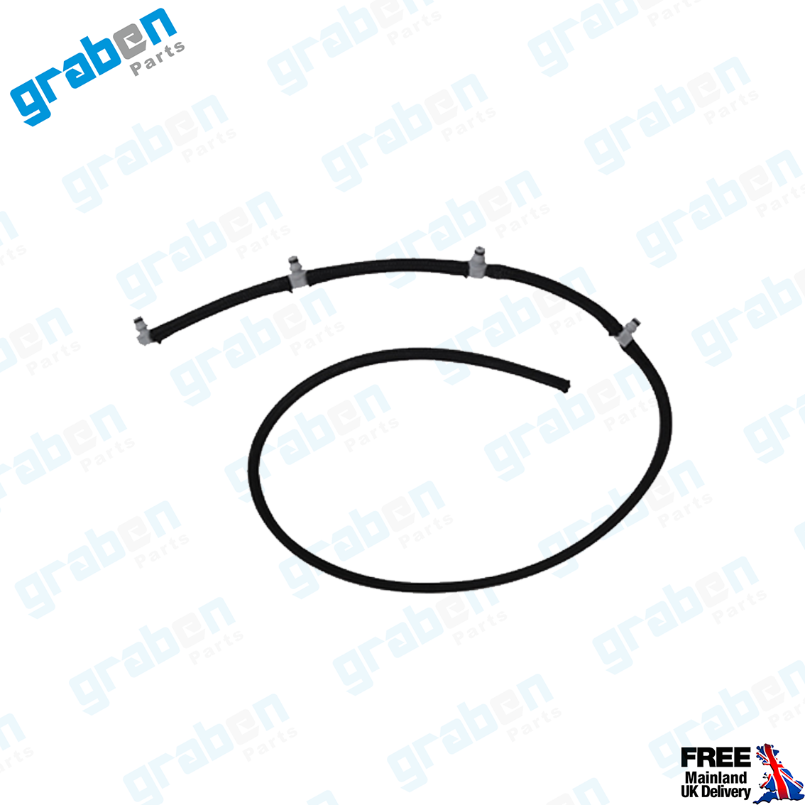INJECTOR LEAK-OFF RETURN PIPE FOR FIAT DUCATO IVECO DAILY 2.3 JTD 500392262