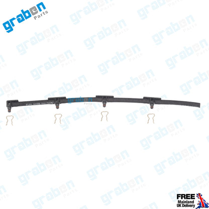 INJECTOR LEAK-OFF RETURN PIPE FOR VAUXHALL OPEL FIAT PEUGEOT 1.3 CDTi 55245385 55187666 9S519C993BA 93184177 5817304 817032 55251773