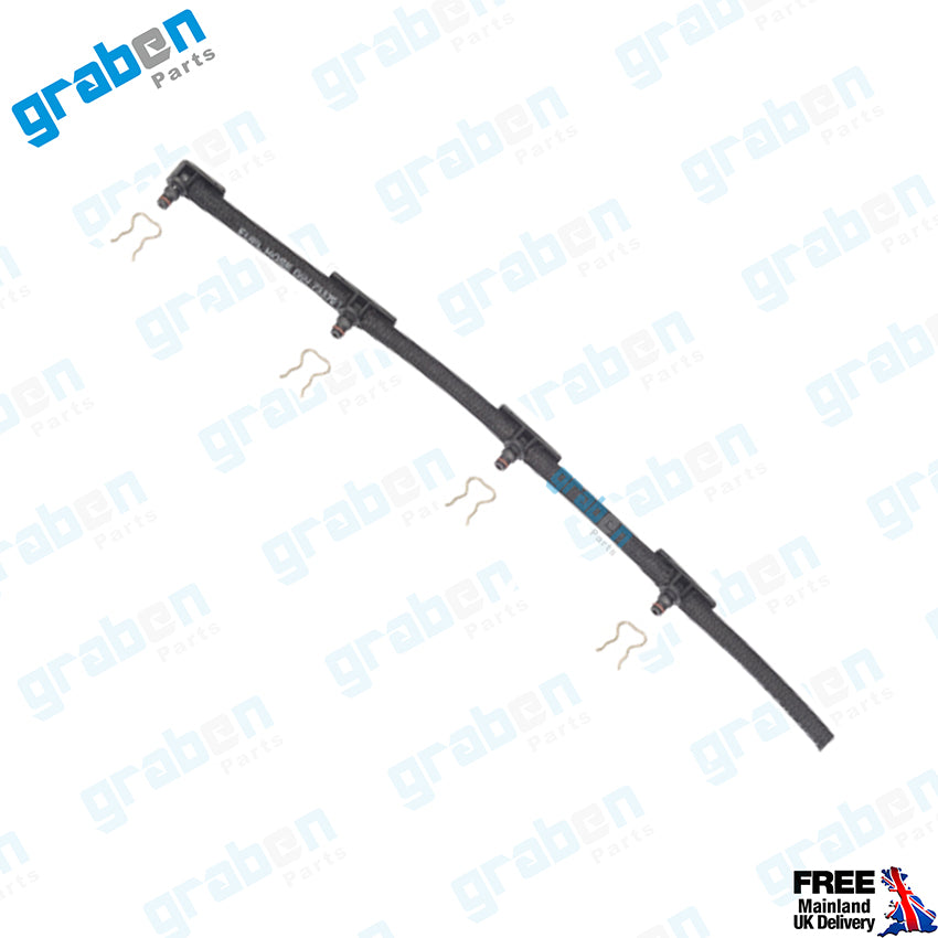 INJECTOR LEAK-OFF RETURN PIPE FOR VAUXHALL OPEL FIAT PEUGEOT 1.3 CDTi 55245385 55187666 9S519C993BA 93184177 5817304 817032 55251773 
