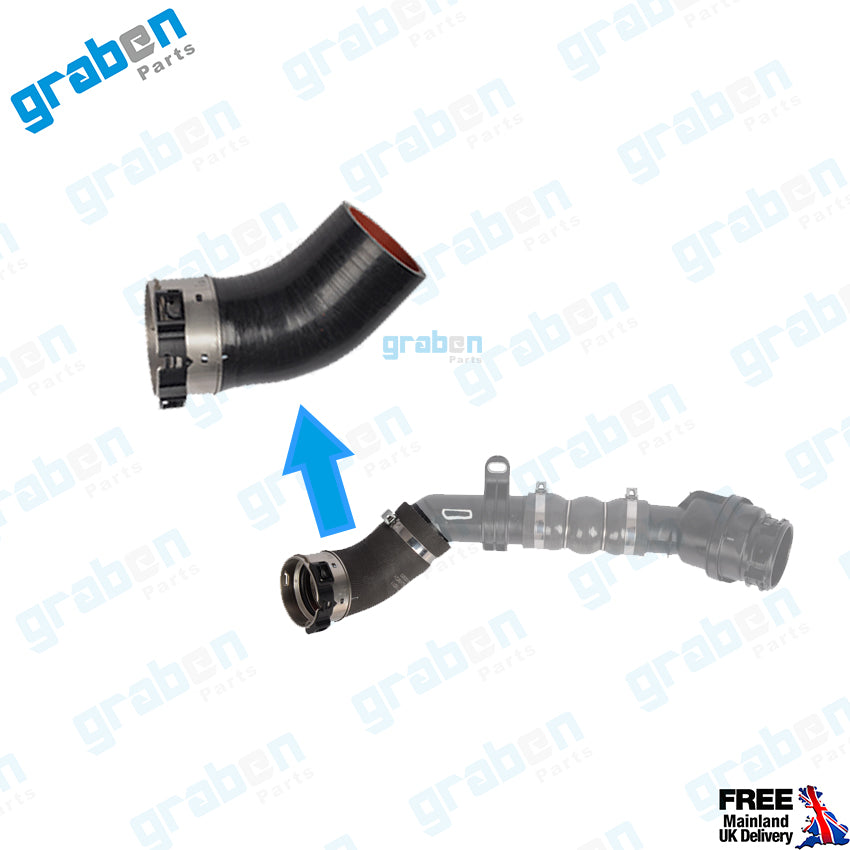 INTERCOOLER TURBO HOSE FOR RENAULT CLIO V 1.5 Blue dCi DACIA DUSTER 1.5 dCi MERCEDES BENZ A-SERIES 1.5 D 144607512R 6080900400 
