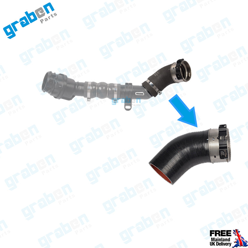 INTERCOOLER TURBO HOSE FOR RENAULT CLIO V 1.5 Blue dCi DACIA DUSTER 1.5 dCi MERCEDES BENZ A-SERIES 1.5 D 144607512R 6080900400 