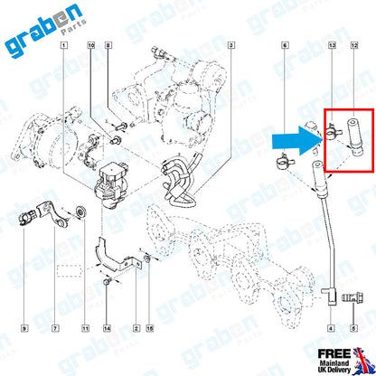 8200912506
223214402R
223211229R
1412000Q0J
1412000Q1E
1412000Q1G
INTERCOOLER TURBO HOSE FOR RENAULT MEGANE III / DACIA DUSTER / NISSAN QASHQAI 1.5 DCI