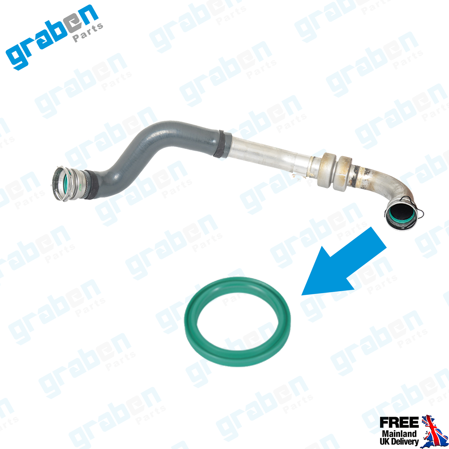 INTERCOOLER TURBO HOSE SEAL FOR RENAULT MEGANE III / FLUENCE 1.5 DCI 7701070788