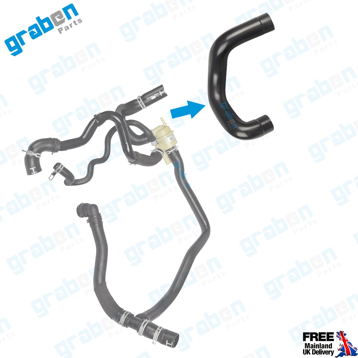 RADIATOR HOSE FOR LAND ROVER DISCOVERY RANGE ROVER SPORT PEL500310 PCH500981
5H228B514AB