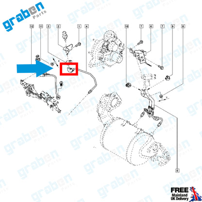 223214784R
223213730R
6261400200
4423101
GM 95517912
TEMPERATURE SENSOR HOSE FOR RENAULT TRAFIC III / MERCEDES VITO / VAUXHALL VIVARO B 1.6 CDI 
