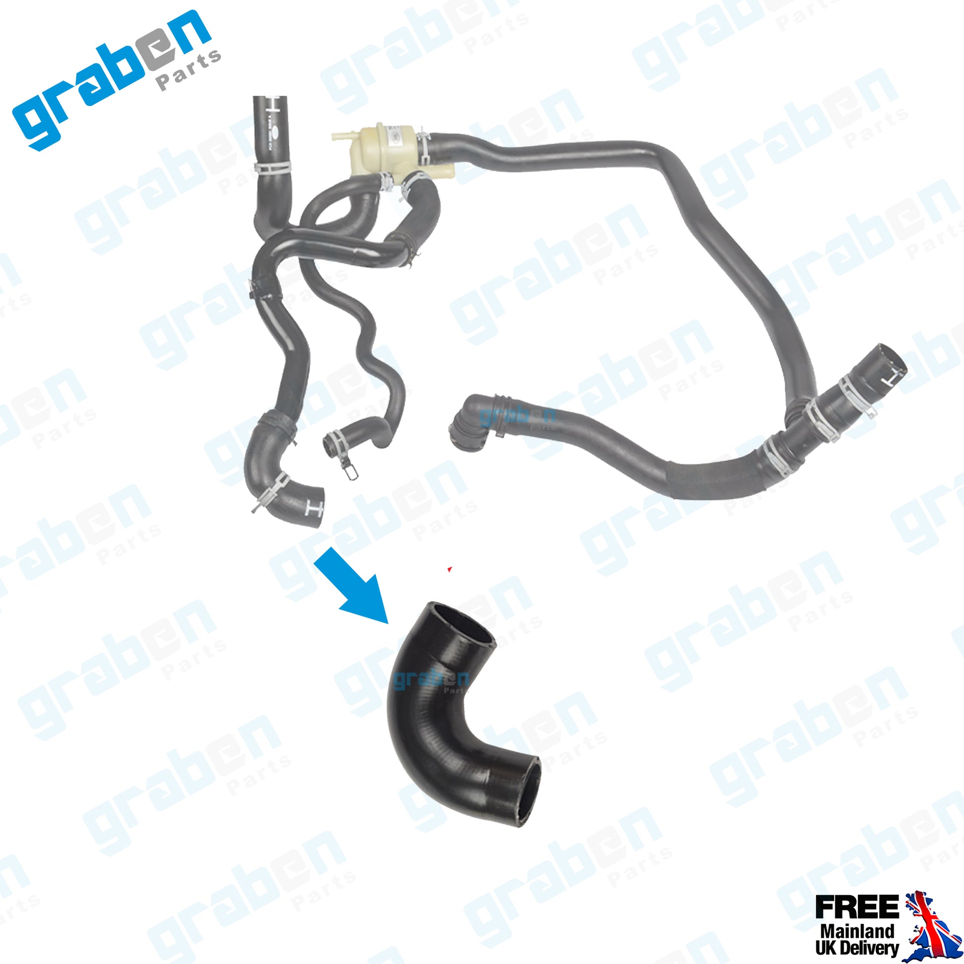 THERMOSTAT HOSE FOR LAND ROVER DISCOVERY III - IV RANGE ROVER SPORT I PEL500310 5H228B514AB