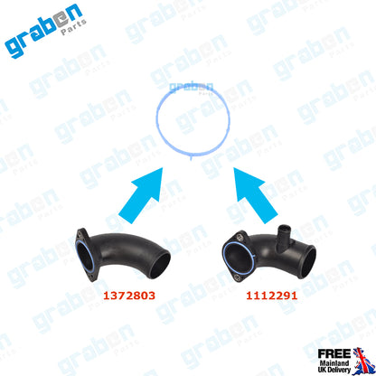 TURBO PIPE GASKET SEAL FOR FORD TRANSIT 6C1Q6K686AC
1372803 8C166K686BA 1539611
YC1Q6K686AC 1112291 YC1Q6K686AB 