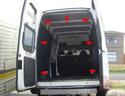 REAR LOADING DOOR WEATHERSTRIP RUBBER SEAL FOR FORD TRANSIT MK6 / MK7 HIGHROOF 2000-2014